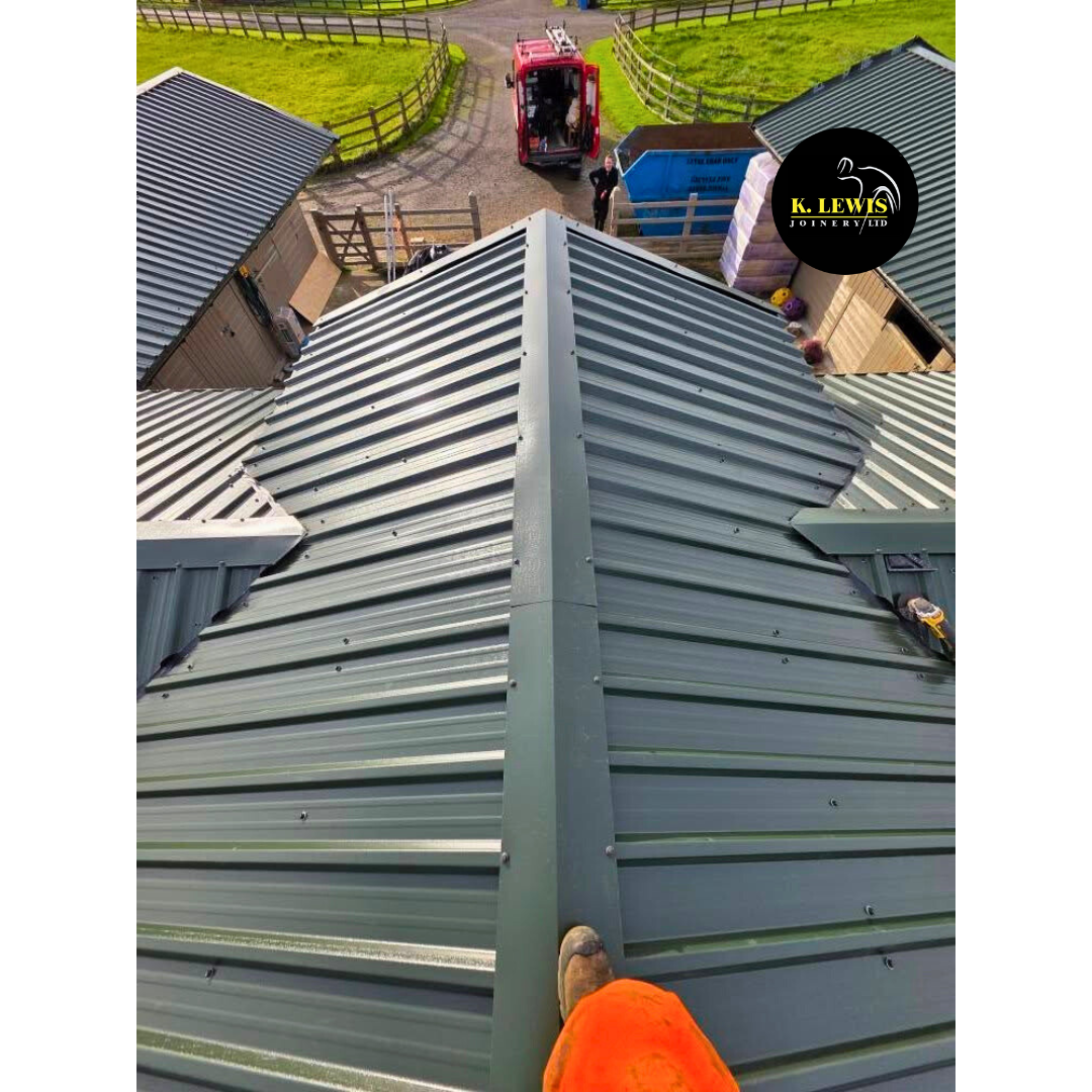 External timber structure and roofing work in Fife