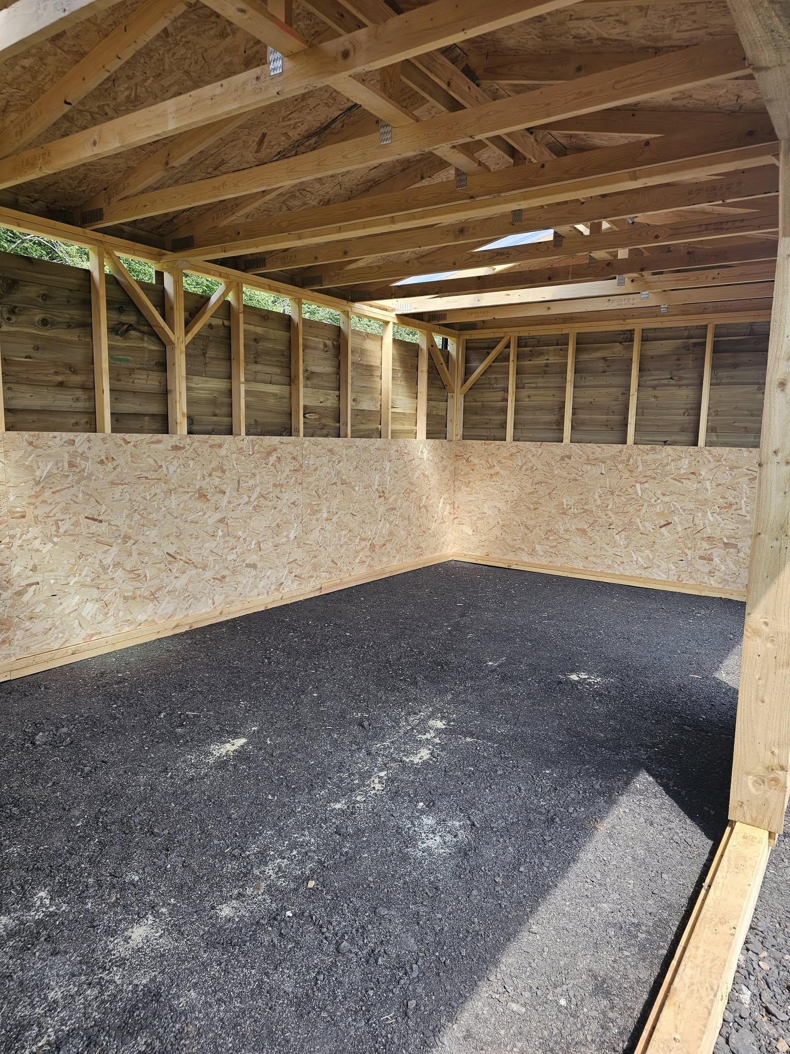 Feed room construction